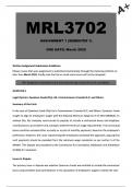 MRL3702 Assignment 1 Semester 1 Due March 2025&period;