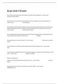  Ecpi Unit 4 Exam Questions With All Complete And Verified Solutions Graded A&plus;