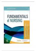 Test Bank for Fundamentals of Nursing ,11th Edition (2023/2024 Patricia Potter, Anne Perry, Patricia Stockert, Amy Hall) | Complete Questions and Answers Chapter 1-50