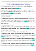 NURS 352&colon; Practice Questions Final Exam Questions With Complete Solutions&lpar;2025&sol;2026&rpar;