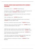 MO BAIL BOND EXAM QUESTIONS WITH CORRECT   ANSWERS 