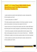 CHST 111 Link Final 2024&sol;2025 Exam  Questions and Verified Answers &vert;  Already Graded A&plus; 
