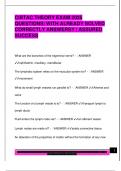CIBTAC THEORY EXAM 2025  QUESTIONS&vert; WITH ALREADY SOLVED  CORRECTLY ANSWERS&excl;&excl; &vert; ASSURED  SUCCESS 