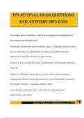 PSY 657 FINAL EXAM QUESTIONS AND ANSWERS 100&percnt; PASS