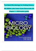 Test Bank-Microbiology An Evolving Science&comma; 6th Edition&comma; John Foster & Joan Slonczewski&comma; All Chapter 1 &ndash; 28&lpar;Complete guide&rpar;