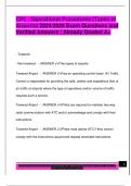 CPL - Operational Procedures &lpar;Types of  Airports&rpar; 2024&sol;2025 Exam Questions and  Verified Answers &vert; Already Graded A&plus; 