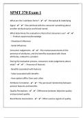 SPMT 370 Exam 1 Ultimate Exam Prep Guide&colon; Questions & Answers for Success