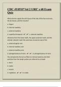 CDC 4Y051P Vol 2 URE' s 68 Exam Quiz Questions With Well Researched Answers
