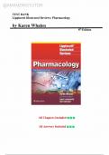 Test Bank for Lippincott Illustrated Reviews&colon; Pharmacology 8th Edition by Karen Whalen&comma; All Chapters 1-48 Complete Guide A&plus;