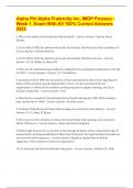Alpha Phi Alpha Fraternity Inc&comma; IMDP Process - Week 1&period; Exam With All 100&percnt; Correct Answers 2025