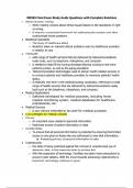 NR599 Final Exam Study Guide Questions with Complete Solutions