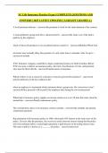 NC Life Insurance Practice Exam &vert; COMPLETE QUESTIONS AND ANSWERS &vert; 2025 LATEST UPDATED &vert; ALREADY GRADED A&plus;