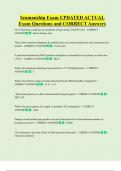 Seamanship Exam UPDATED ACTUAL  Exam Questions and CORRECT Answers 