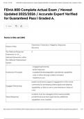 FEMA 800 Complete Actual Exam &sol; Newest Updated 2025&sol;2026 &sol; Accurate Expert Verified for Guaranteed Pass &vert; Graded A&period;