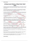 CFESA ELECTRICAL PRACTICE TEST 2025
