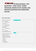 RD EXAM DOMAIN 1 TEST QUESTIONS &sol; STUDY GUIDE &sol; EXPERT STRATEGIES&comma; REVIEW OF KEY QUIZZES&comma; AND PRACTICE QUESTIONS FOR GUARANTEED SUCCESS&period; 