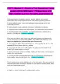 PECT - Module 3 - Practice Test Questions Latest Update 2025-2026 Exam 170 Questions with 100&percnt; Verified Correct Answers Guaranteed A&plus;
