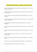 ATI Patho PRACTICE TEST Exam  Questions  And Answers 2025&period;