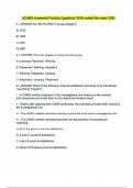 ACAMS Answered Practice Questions 100&percnt; solved fall under 2025