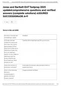 Jones and Bartlett EMT Testprep 2025 update&vert;comprehensive questions and verified answers &lpar;complete solutions&rpar; ASSURED SUCCESS&vert;GRADE A&plus;&excl;&excl;