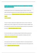 ADULT HEALTH HESI EXAM 2025&sol;2026 CURRENTLY TESTING Q&A GUARANTEED A