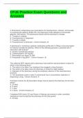 CPJE Practice Exam Questions and Answers