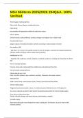 MS4 Midterm 2025&sol;2026 294Q&A&period; 100&percnt; Verified&period;