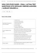 WGU C215 STUDY GUIDE &ndash; FINAL &sol; ACTUAL TEST QUESTIONS WITH DETAILED VERIFIED ANSWERS &sol; ALREADY GRADED A&plus;