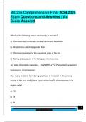 BIO 235 EXAM PACKAGE DEAL QUESTIONS AND VERIFIED DETAILED ANSWERS &vert; 100&percnt; GUARANTEED PASS &vert; ALREADY GRADED A&plus;