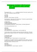 Firefighter HAZMAT OPS Practice Test 1Questions with correct Answers