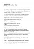 SOCRA Practice Test QUESTIONS WITH DETAILED VERIFIED ANSWERS &lpar;100&percnt; CORRECT ANSWERS&rpar; &sol;ALREADY GRADED A&plus;