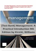 Test Bank Management A Practical Introduction 9th Edition by Kinicki&comma; Williams all chapters complete and verified A&plus; study tips NEW&excl;&excl;&excl;&lowbar;compressed&period;pdf