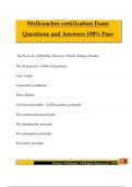 Wellcoaches certification Exam Questions and Answers 100&percnt; Pass