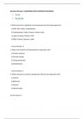 ASU Bio 181 Exam 1 QUESTIONS WITH COMPLETE SOLUTIONS