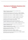 Smartserve Certification Questions And  Answers 