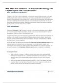 WGU D311&colon; Task 2 Unknown Lab Manual for Microbiology with Lab&vert;2025 Update with complete solution