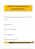 Health Coach Certification Bundled Exams Questions and Answers 100&percnt; Pass 