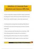  Salesforce AI Associate Exam Questions and Answers 100&percnt; Pass