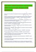 NAB NHA EXAM Questions and Answers 100- Correct Latest Versions 2025 GRADED A&plus;