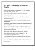 s12 fdnyc 232 Questions With Correct Verified &vert;Success Guaranteed &vert;Graded A&plus;