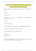 NUR 376 Exam 3 &vert; COMPLETE QUESTIONS AND ANSWERS &vert; 2025 LATEST UPDATED &vert; ALREADY GRADED A&plus;