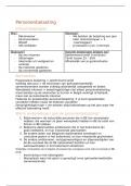 personenbelasting VAK I&comma; II en III