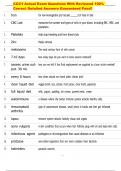 CCC1 Actual Exam Questions With Reviewed 100&percnt;  Correct Detailed Answers Guaranteed Pass&excl;&excl; 