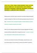 CPCU 552&comma; CP&L FINAL EXAM NEWEST 2025 ACTUAL  EXAM COMPLETE 140 QUESTIONS AND CORRECT  DETAILED ANSWERS &lpar;VERIFIED ANSWERS&rpar; &vert;ALREADY  GRADED A&plus;&vert;&vert;BRAND NEW VERSION&excl;&excl; 
