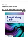 Test Bank - Respiratory Care&colon; Principles and Practice&comma; 4th Edition &lpar;Hess&comma; 2021&rpar;&comma; Chapter 1-62 &plus; Midterm and Final Exam &vert; All Chapters