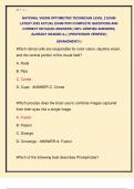 NATIONAL VISION OPTOMETRIC TECHNICIAN LEVEL 2 EXAM  LATEST 2025 ACTUAL EXAM WITH COMPLETE QUESTIONS AND  CORRECT DETAILED ANSWERS &lpar;100&percnt; VERIFIED ANSWERS&rpar;  &vert;ALREADY GRADED A&plus;&vert; &vert;&vert;PROFESSOR VERIFIED&vert;&vert;   &vert;&vert;BRANDNEW&excl;&excl;&excl;&vert;&vert; 
