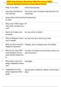 CCC1 Actual Exam Questions With Reviewed 100&percnt;  Correct Detailed Answers Guaranteed Pass&excl;&excl; 