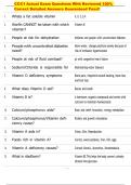 CCC1 Actual Exam Questions With Reviewed 100&percnt;  Correct Detailed Answers Guaranteed Pass&excl;&excl;