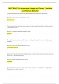 WGU D362 Pre-Assessment Corporate Finance Questions And Answers Rated A&plus;