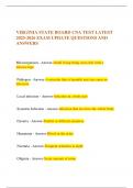  VIRGINIA STATE BOARD CNA TEST LATEST 2025-2026 EXAM UPDATE QUESTIONS AND ANSWERS